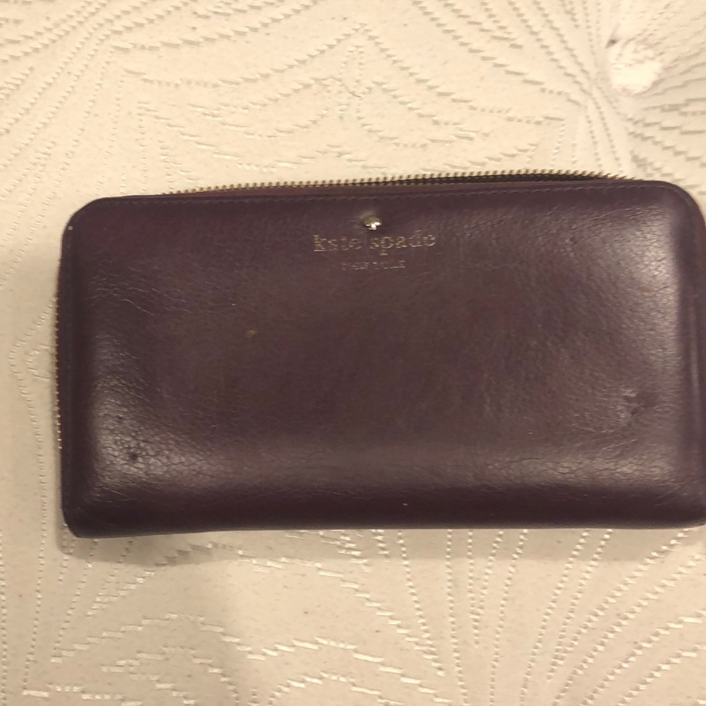 Purple Kate Spade wallet